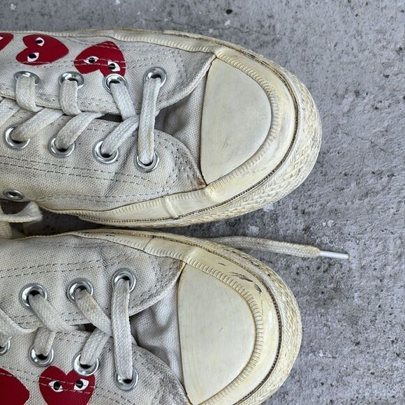 Converse Comme des Garçons multi heart low tops - Picture 5 of 8
